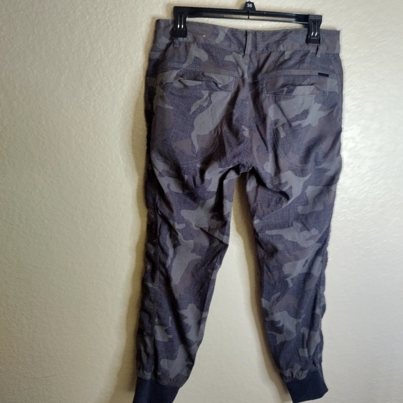 PrAna Gray Camo Sky Canyon Jogger Drawstring Sz 6 - Picture 7 of 10